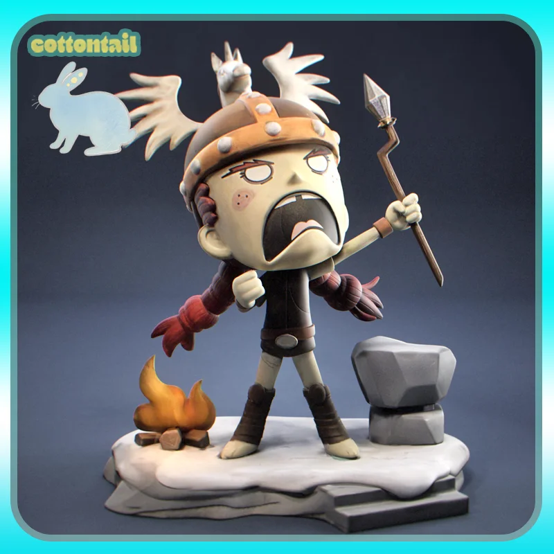 Figura Coleccionable Original FireLink Don't Starve, Caja Sorpresa, Adorno de Escritorio, Mini Juguete Divertido, Regalo Kawaii, Anime Moderno