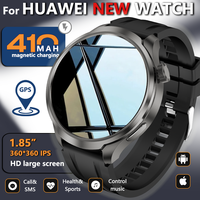 2025 New For Huawei Men's Smartwatch NFC GPS Outdoor Sport Compass IP67 Health Monitor 1.85 Inch HD Bluetooth Call Smart Watch
