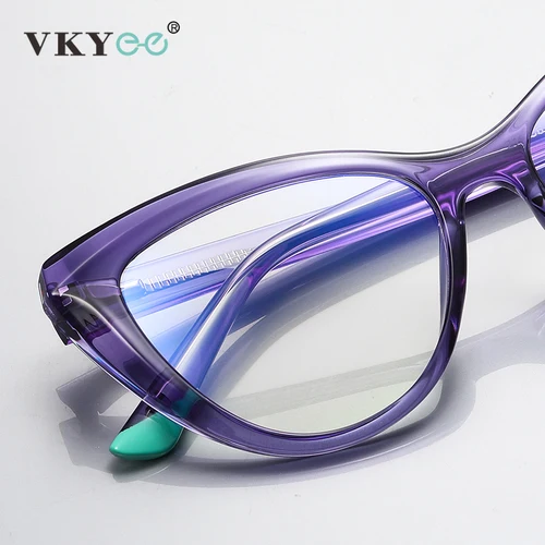 Imagen 2 del producto VICKY, gafas de lectura para mujer con diseño de ojo de gato a la moda Simple, antiluz azul, se pueden personalizar, gafas graduadas 2152