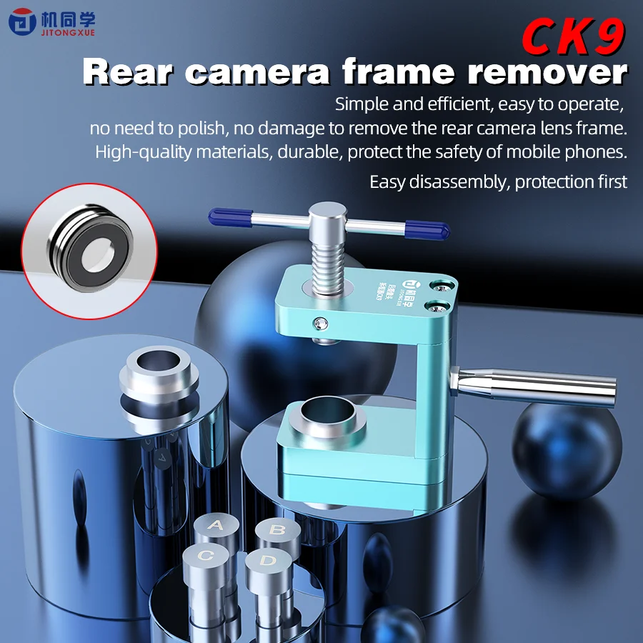 

JTX CK9 Rear Camera Frame Remover For iPhone Camera Frame Removal Tools No Need For Polishing No Damage Remove Rear Camera Frame