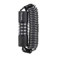 WEST BIKING Bicycle Lock 4-Digit Password Anti-theft Combination Cable Bike Lock Waterproof Steel Cable Bike Chain Lock