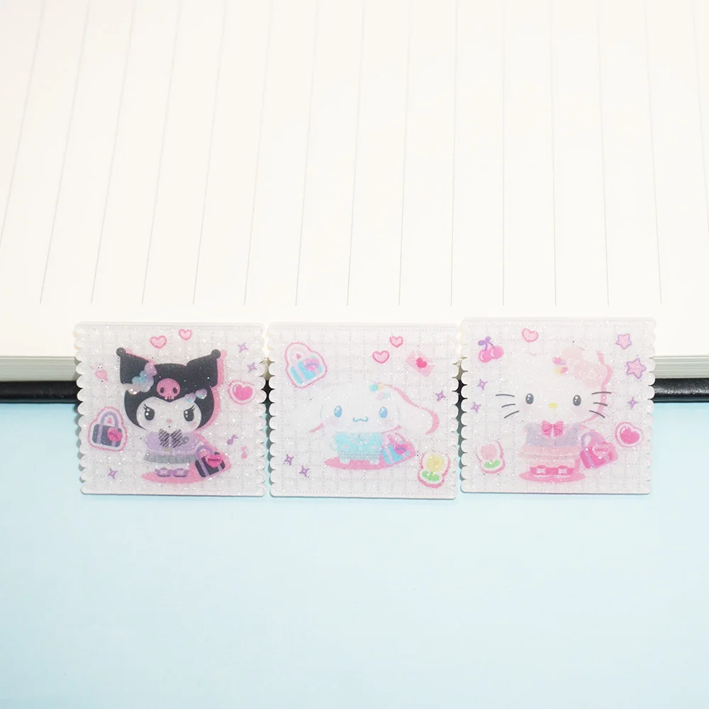 

Anime Sanrio Hello Kitty Kuromi Acrylic Brooch Pin Cartoon Figure Cinnamoroll Brooch for Clothing Backpack Cute Girl Gifts