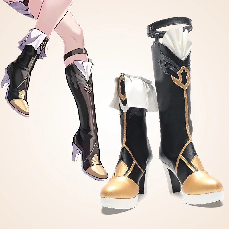 New Game Cosplay Shoes Honkai:Star Rail Sushang Boots Halloween Aksesori Dibuat Sesuai Pesanan