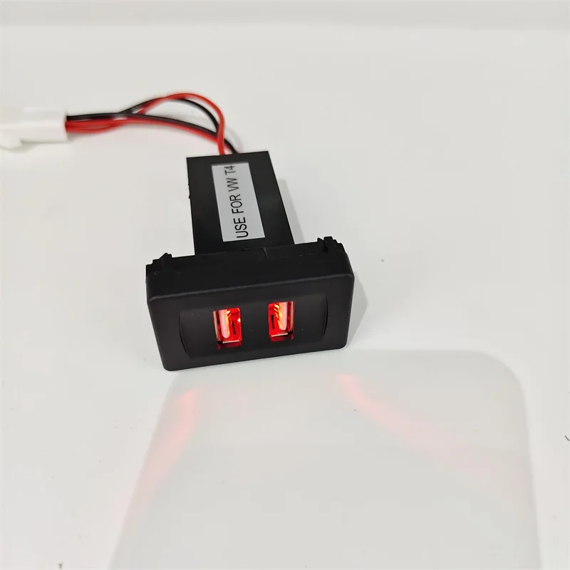 VW T4 1990-2003 Dual USB LED Switch Charger