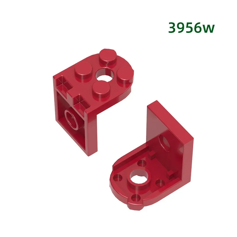 MOC – support de Cage 3956W, blocs de construction, Kit de pièces, maison, château, briques, planche à assembler, jouets pour enfants, cadeaux d'anniversaire, 10 pièces