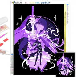 DIY Diamond Painting Genshin Impact Anime Diamond Mosaic 5D Girl Picture of Rhinestones Embroidery Cross Stitch Kit Home Decor