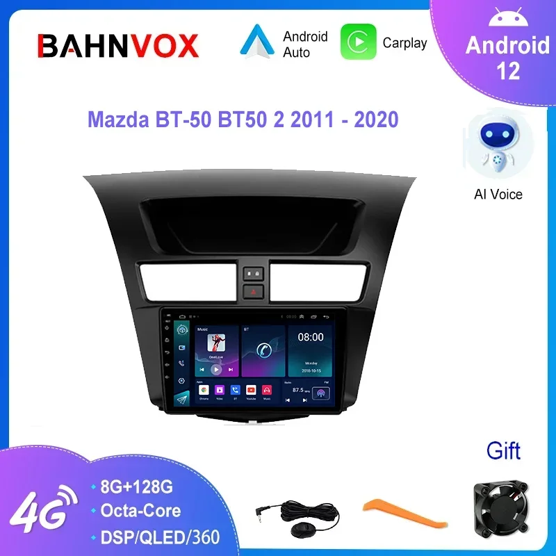 

9" Android 12.0 Car Radio For Mazda BT-50 BT50 2 2011-2020 Multimedia Video Player Carplay Navigation GPS Stereo 2din Head Unit