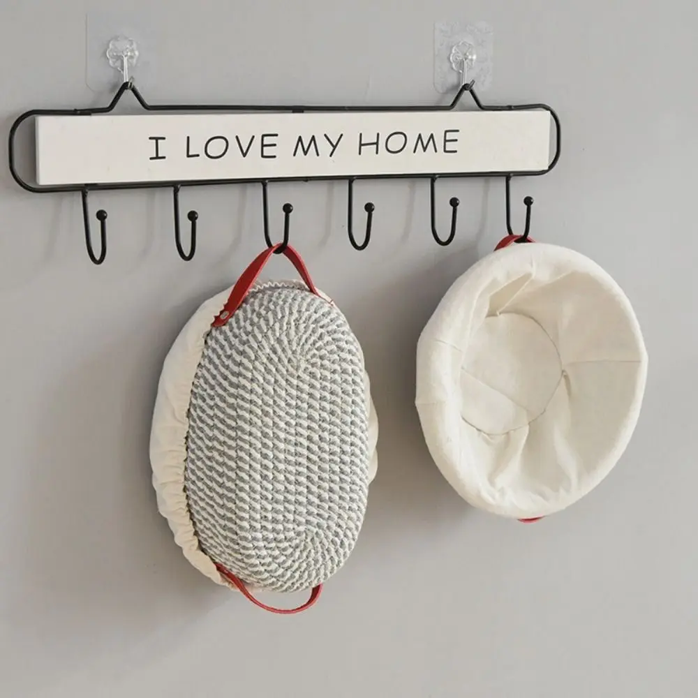 

Oval/Round Bread Proofing Basket with Handle Cloth Bag Bread Dough Banneton Homemade with Liner Cover Dough Fermentation Basket