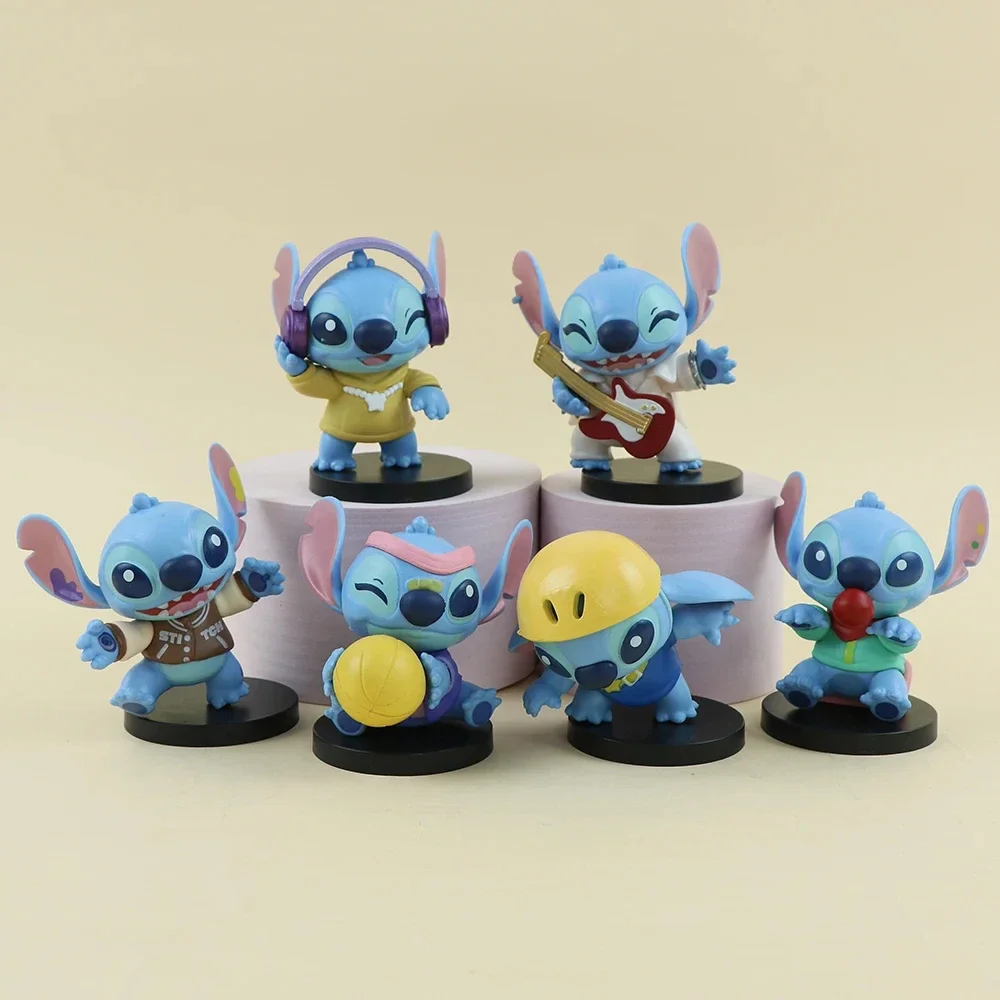 

﻿ Стич фигурка слепая коробка Kawaii аниме кукла для детей Рождественский подарок игрушка-сюрприз