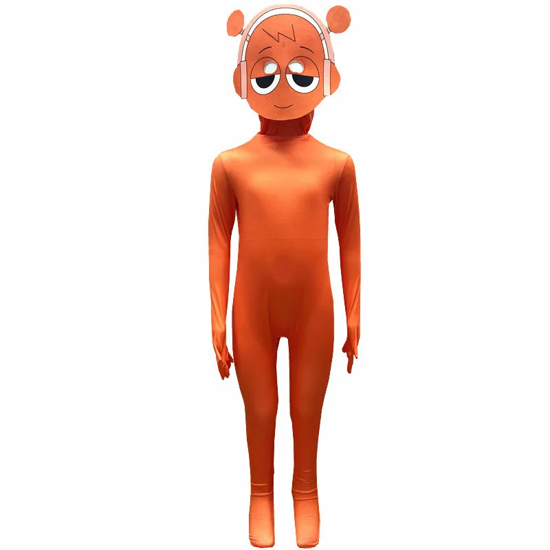 Костюм для косплея Raddy Funbot Pinki, обтягивающий цельный костюм для детей и взрослых, коробка для ролевых игр, комбинезоны для вечеринки на Хэллоуин, одежда