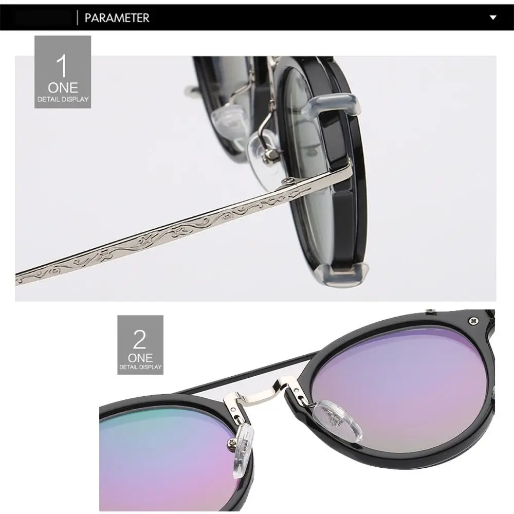 Retro Double Layer Steampunk Flip-Up Sunglasses Two Usage Flip Cover Computer Eyeglasses Black Shades Glasses Punk Eyeglasses