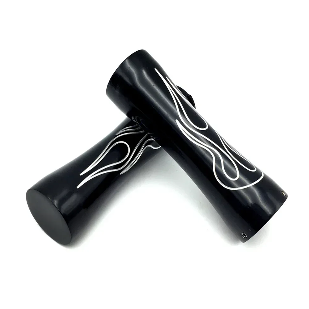

Motorcycle Flame Style 1" Hand Grips for Harley Sport Tour Glide FXRT BLACK