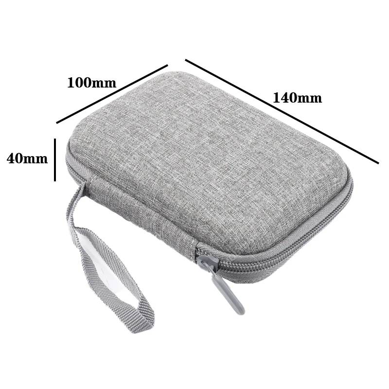 For NiiMbot D110 D11 D101 Storage Bag Label Thermal Printer Protective Case Wireless Label Printer Storage Bag EVA Hard Bag