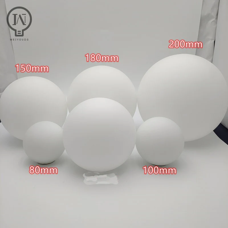 White Glass Lamp Shade for G9 Bulb, Frosted 2cm Fitter Opening Accessory Glass Fixture Replacement Globe or Lampshade