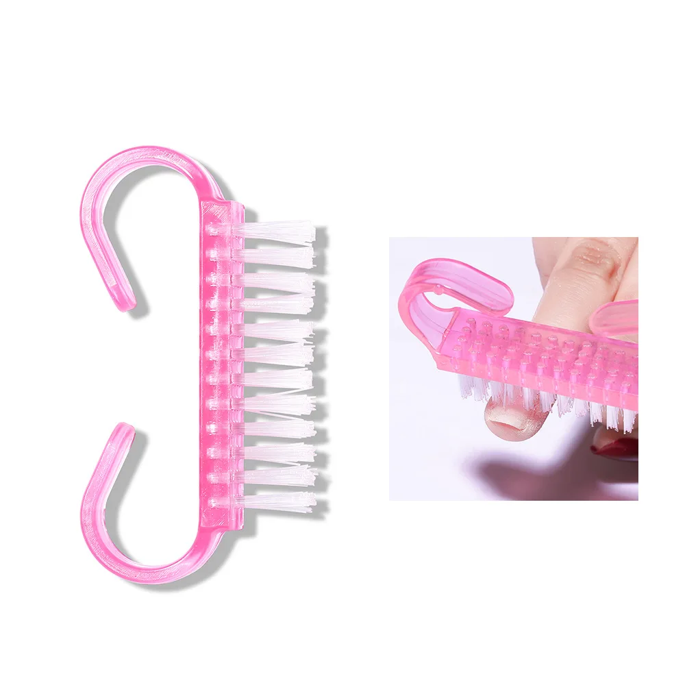 LULAA 5/100Pcs Pack of Brush With Handle for Use On Nails Brush Cleaning Brush Manicure Brush Sanitize Brush General Use Brush