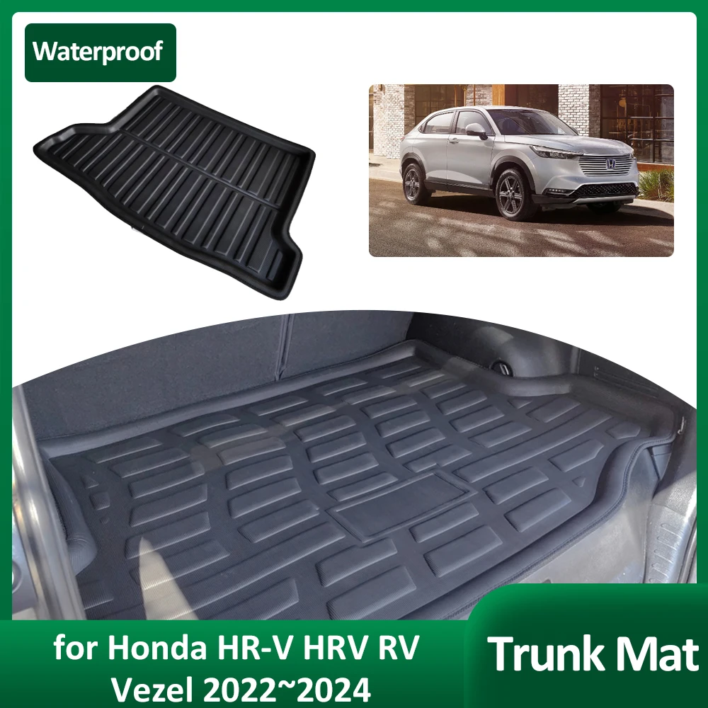 

Car Trunk Mat for Honda HR-V HRV RV Vezel 2022~2025 2023 EVA Waterproof Luggage Cargo Boot Pad Liner Cover Custom Accessories