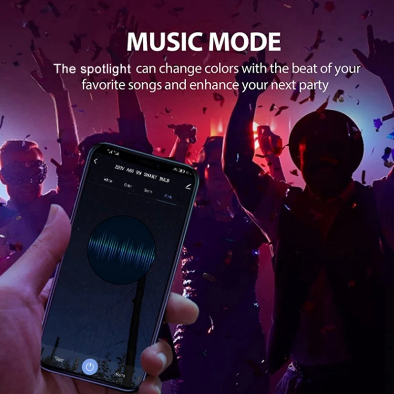 Tuya Bluetooth GU10 Умная светодиодная лампа с регулируемой яркостью 6 Вт 220 В Smart Life App Control Прожекторная лампа работает с Alexa Google 3 шт.