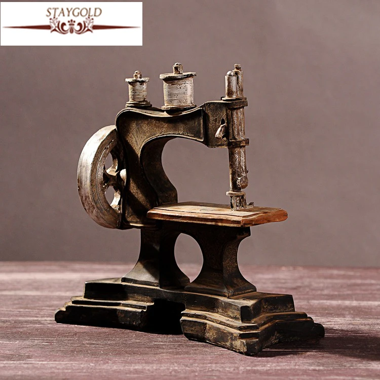 Unique Gift Bar Vintage Home Decor Crafts Are Restoring Ancient Ways Sewing Machine Zakka 19*18.2*7cm