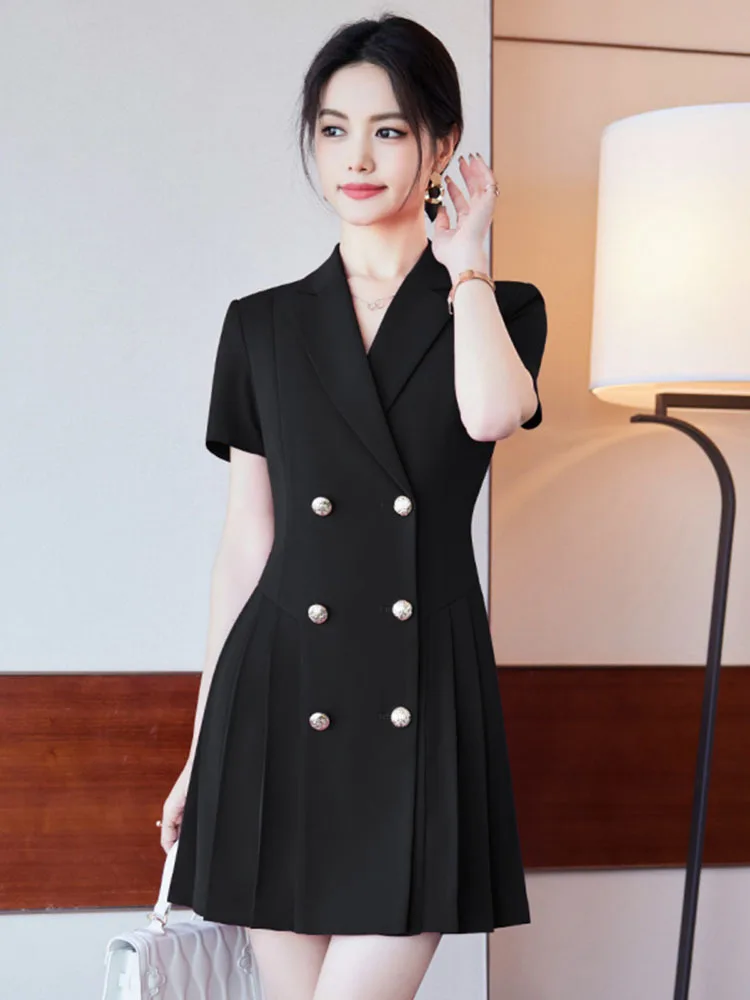 Chic Woman Evening Suit Dress Summer Prom Trend Casual Korean Party Fashion Loose Sexy Night Club Luxury Dresses for Women 2024