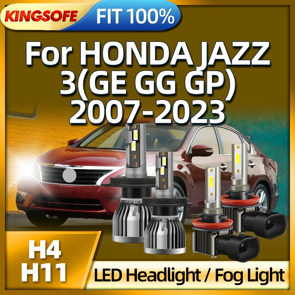 

Roadsun H4 Led 150W Super Bright Headlight Bulbs H11 Car Fog Light For HONDA JAZZ 3 GE GG GP 2007 2008 2009 2010 2011 2012-2023