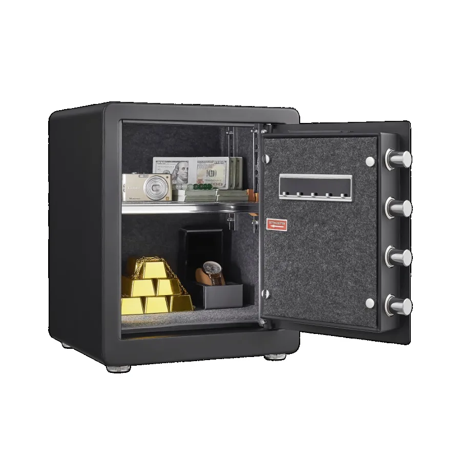 

1.52 Cuft Safe Box Solid Alloy Steel Office Hotel Home Safe Security Digital Safes Box with Electronic Keypad Spare Key Smart A