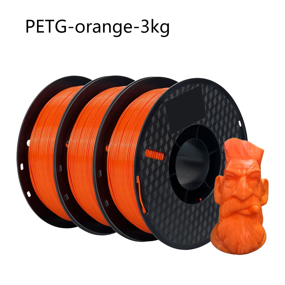 Kingroon 3Kg Drievoudige Kleur Zijde Pla Filament Regenboog Pla Petg Snel 3d Drukmateriaal Tricolor 1.75Mm Voor Bambu Lab Printers