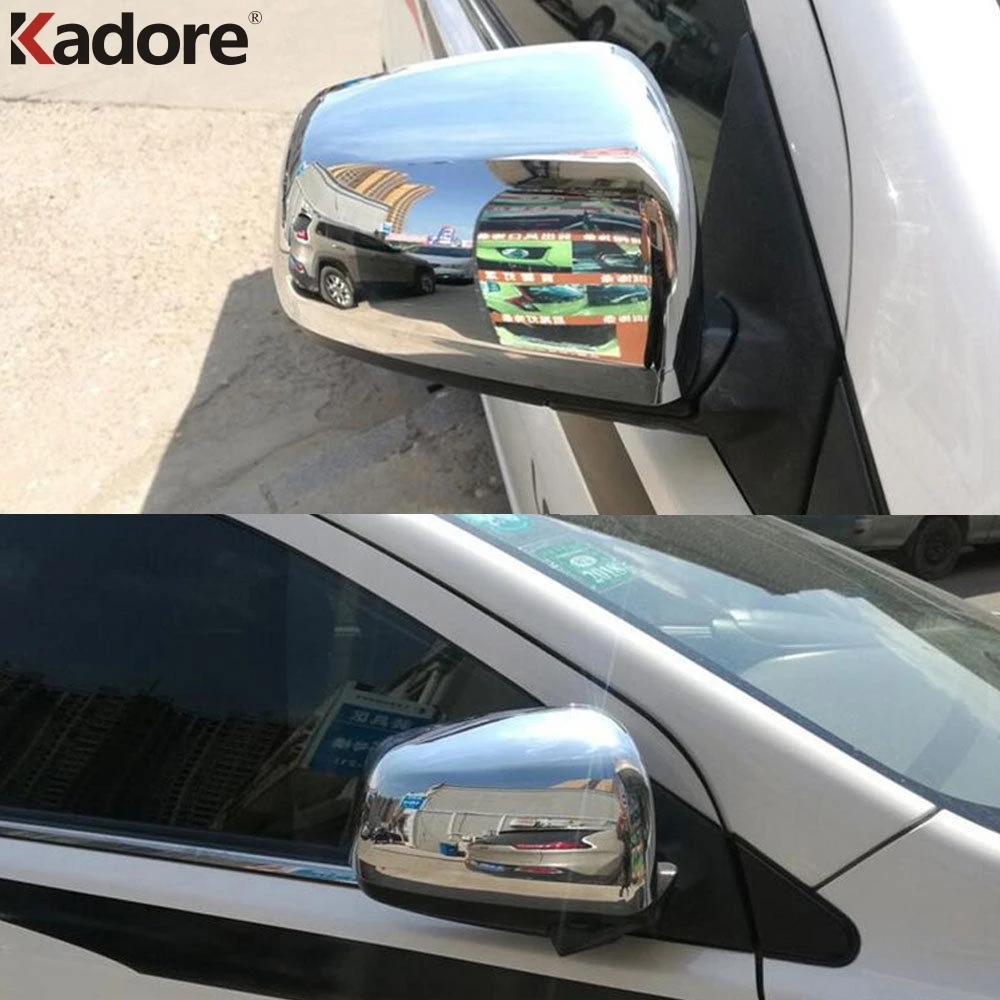 Chrome Side Door Mirror Cover Trim Rearview Mirrors Trim For Mitsubishi Lancer ex 2008-2011 2012 2013 2014 Car Accessories