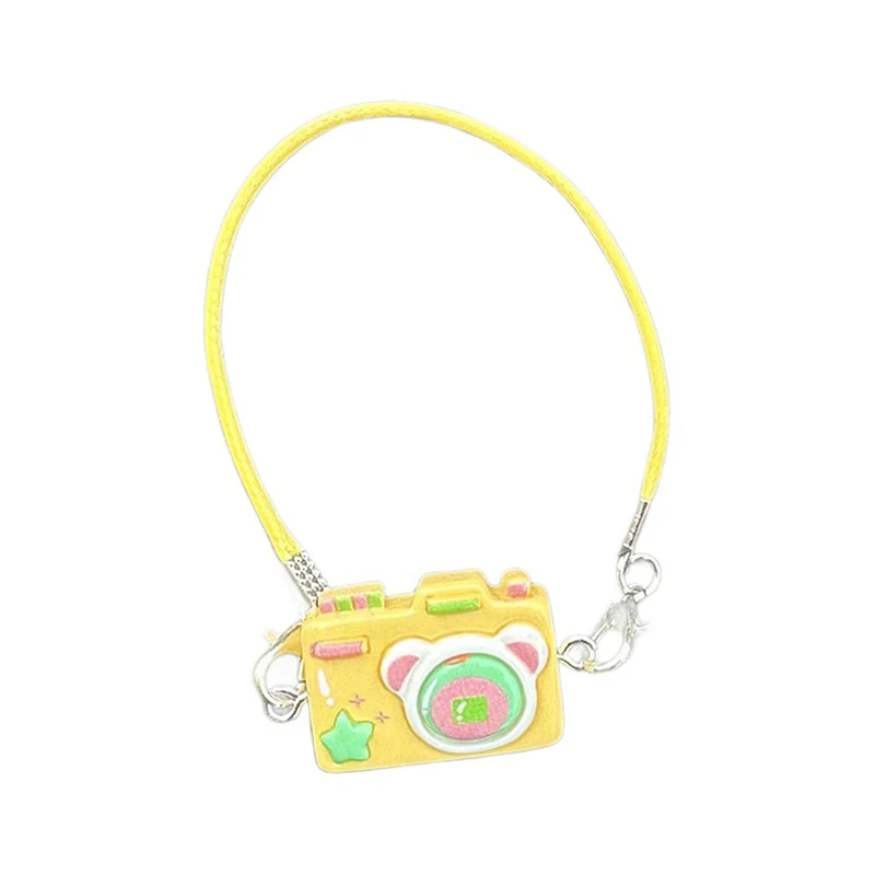 Dollhouse Creative Mini Camera Model Pendant Cute Plush Doll Dress Up Charms For Doll Hanging Neck Decoration Accessories