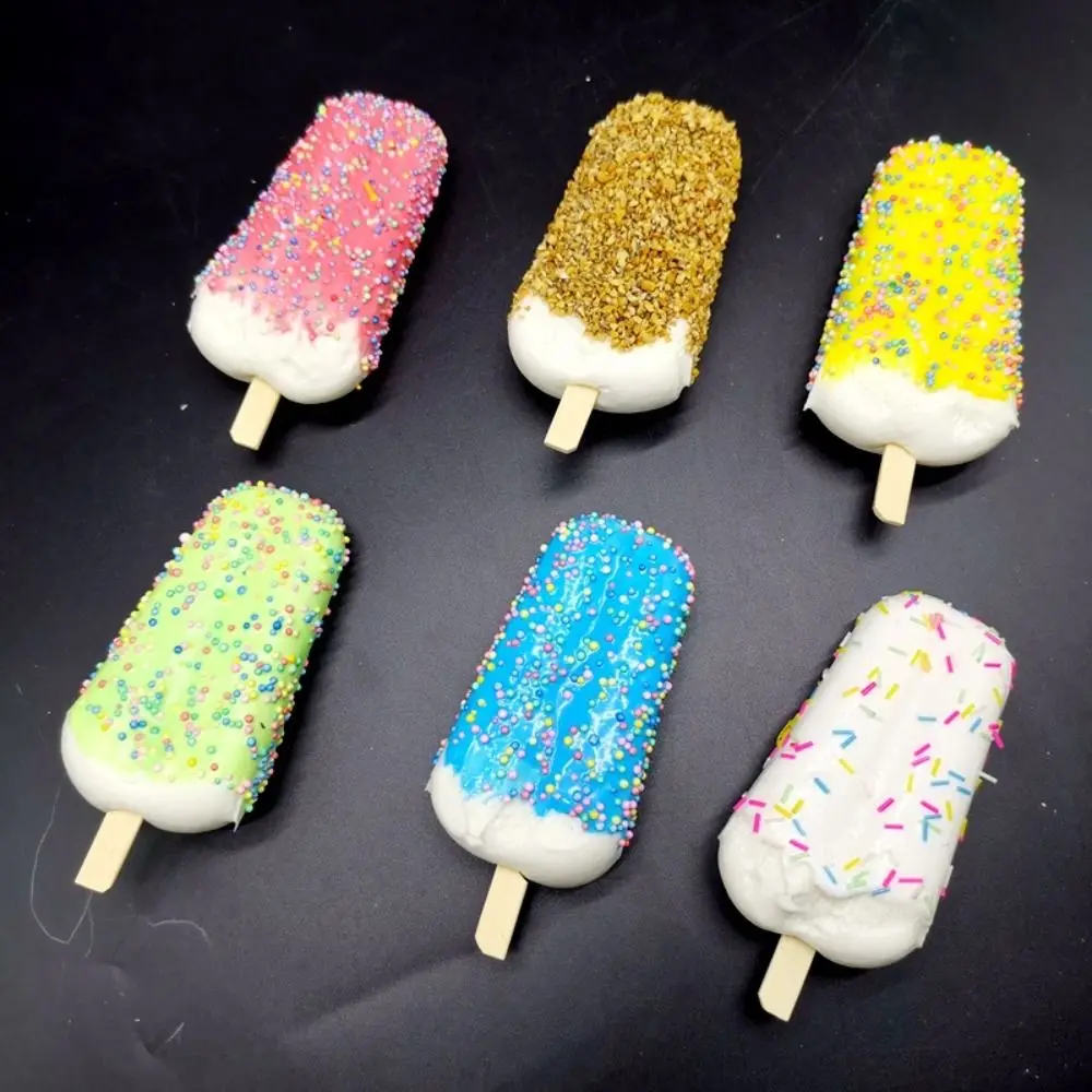 Multipurpose Handmade Fake Popsicle Popsicle Simulation Ice Cream Model PU Summer Decoratio Props Dessert Display