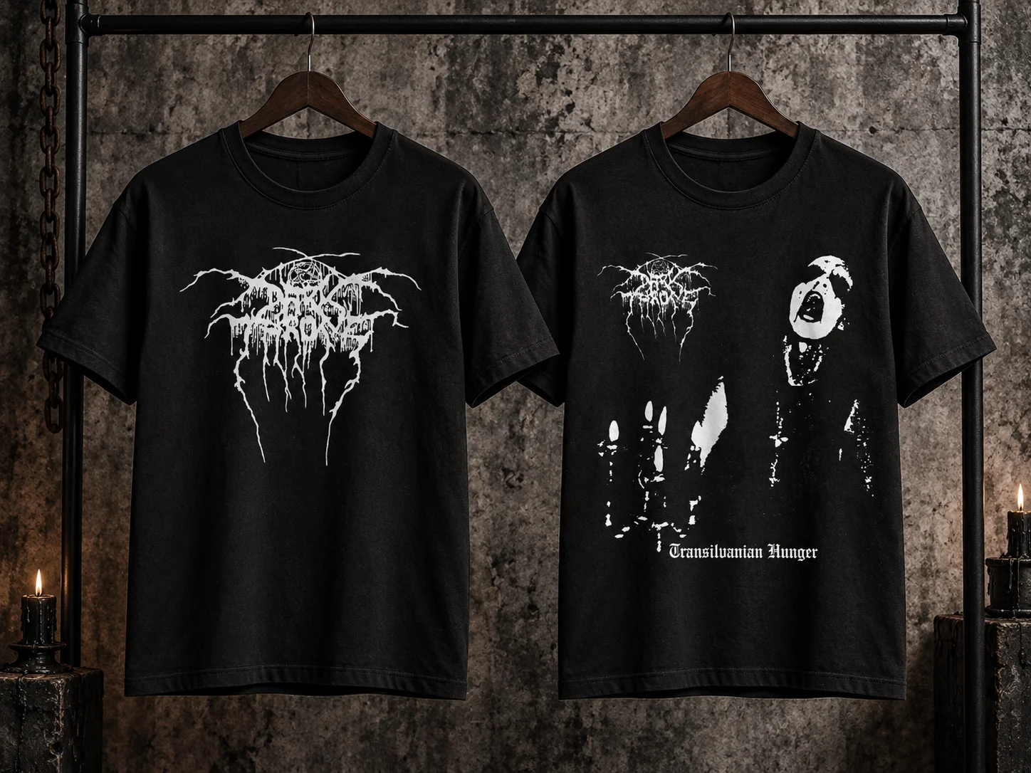 2026 New Darkthrone Transylvanian Hunger Tee Y2K Black Metal Band Summer Men's and Women's Breathable Cotton T-shirt Top