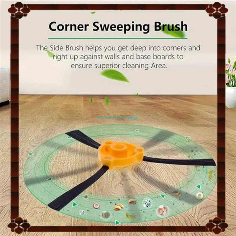 ECOVACS Deebot DN620 DN621 DH35 DH36 DH43 DH45 Yeedi K600 K700 로봇 진공 액세서리 용 8PCS 사이드 브러시