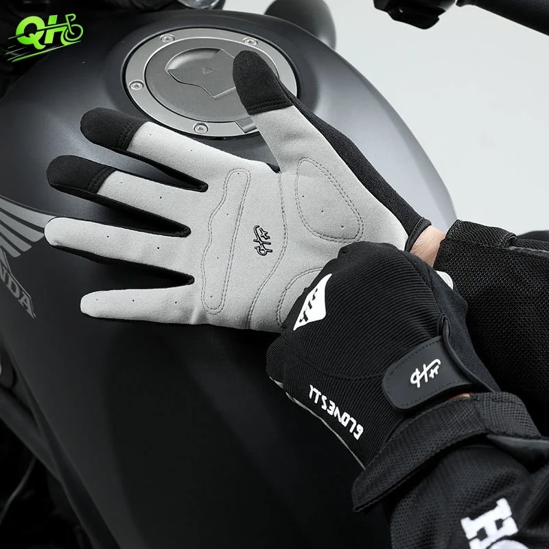 

Outdoor Motorcycles Gloves Electric Bike Wearable Anti-slip Breathable Shock-Absorbing guantes motocross Road Mountain Gloves