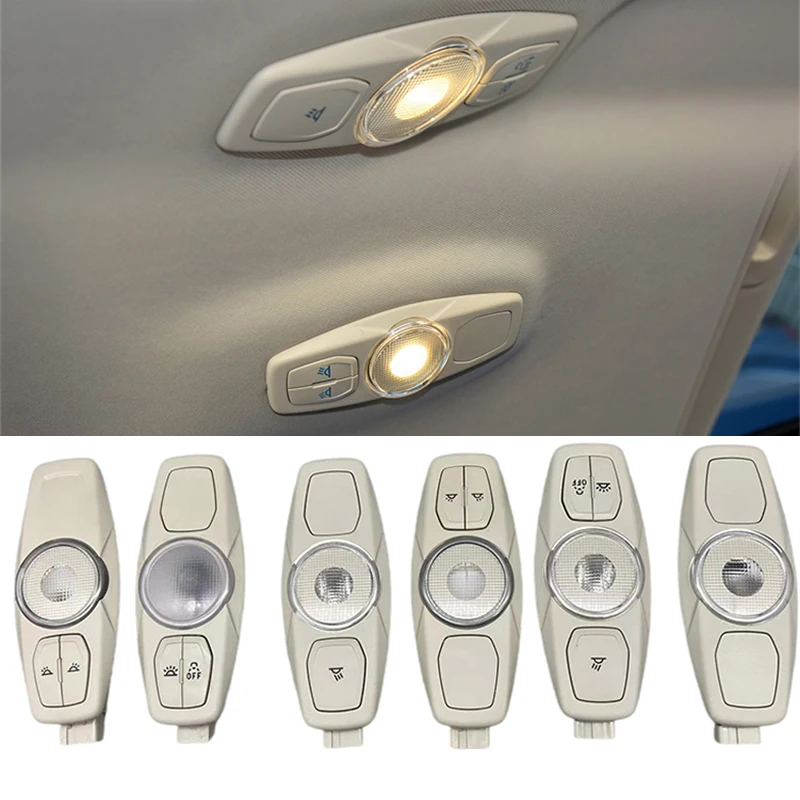 For Ford Focus 3 4 MK3 MK4 Kuga Escape New Mondeo Everest EDGE 2012-2017 Car Reading light LED Ceiling Reading Light Dome Light