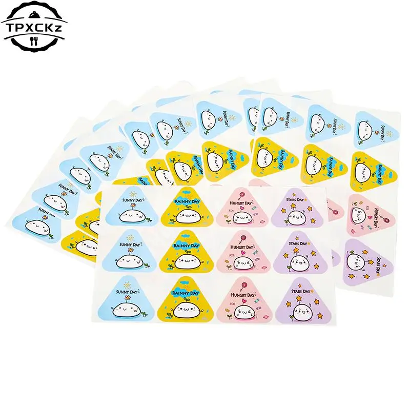 Triangle Rice Ball Packing Bag Stickers Nori Seaweed Onigiri Sushi Bag Stickers Sushi Making Mold Tools Bento Accessories