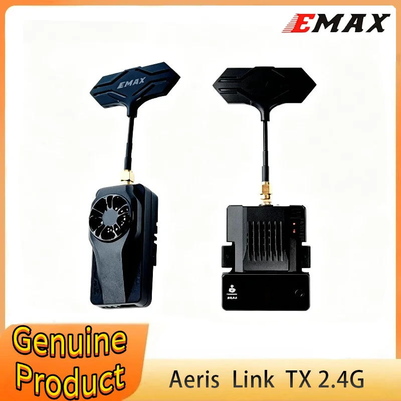 

EMAX Aeris Link ExpressLRS ELRS Micro TX Module 2.4G 915MHz with OLED Screen and Cooling Fan for RC Airplane FPV Drone