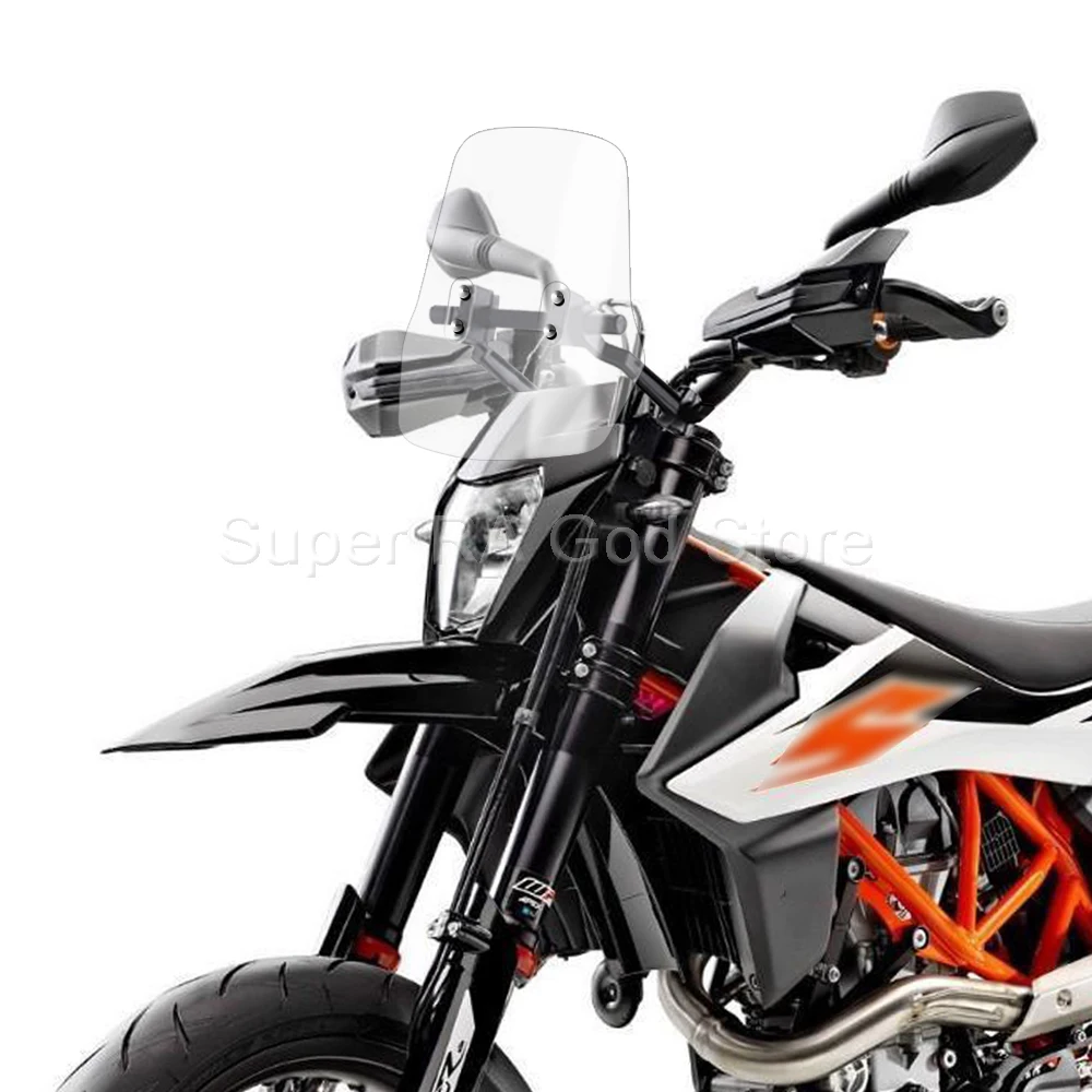Motorcycle adventure front windshield portable with navigation bracket For KTM For 690 SMC R 2008-2022 2023