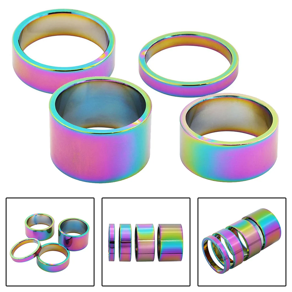 

Набор прокладок для велосипеда, регулировка передней вилки, простая в установке и использовании велосипедная вилка 1x10 мм для настройки велосипеда