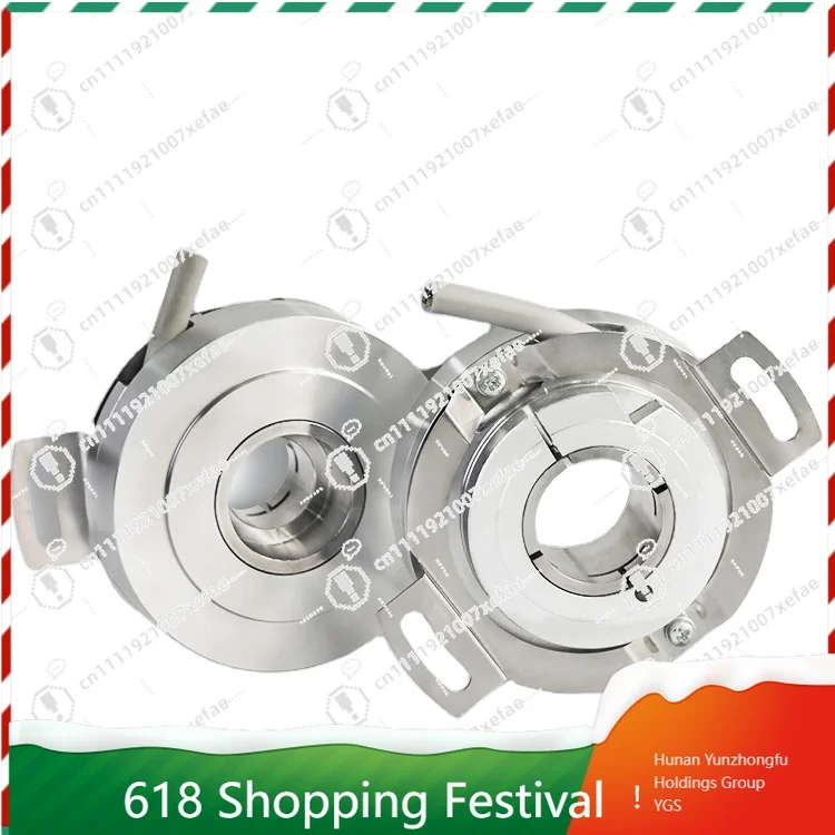 K58 Hollow Shaft Incremental Encoder 15-22mm Bore, Up to 28,800 PPR Rotary Encoder for Industrial Motion Control