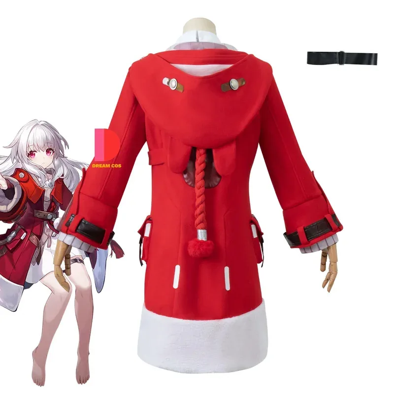 Honkai Star Rail Clara Cosplay Costume Carnival Uniform Wig Anime Halloween Men’s Game Outfit with Accessories Hot Sale Fashion