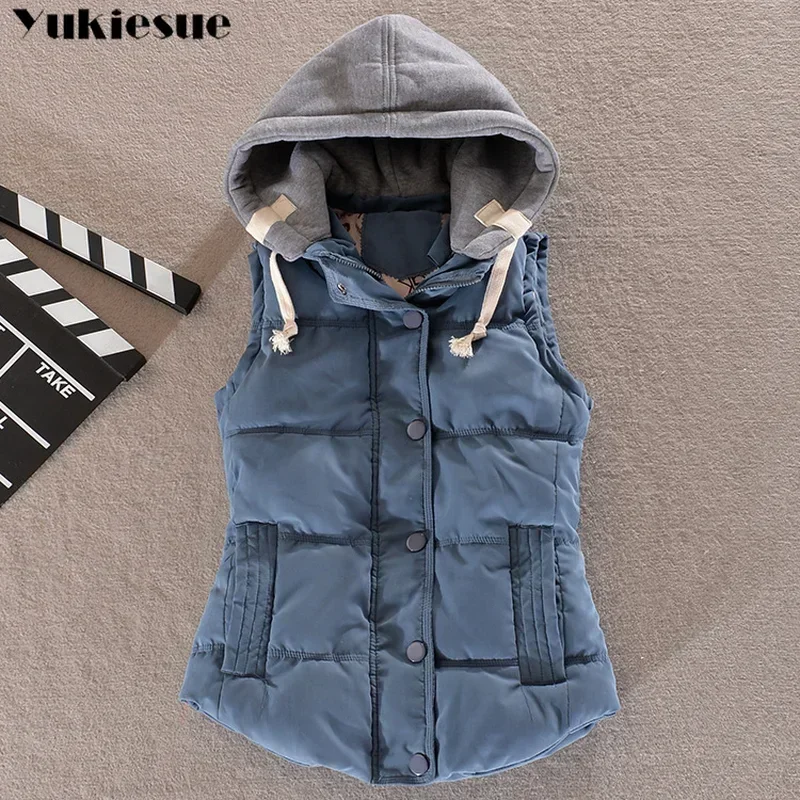 New 2023 autumn and winter women cotton vest white duck down soft warm waistcoat clothes 6XL female outwear brand vest coat