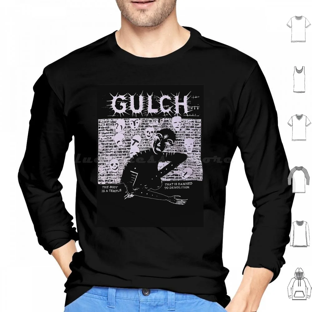 

Самый продаваемый плакат Gulch, толстовка с капюшоном из хлопка с длинным рукавом Gulch Band Yutobe, альбом Gulch Music, винтажная классика