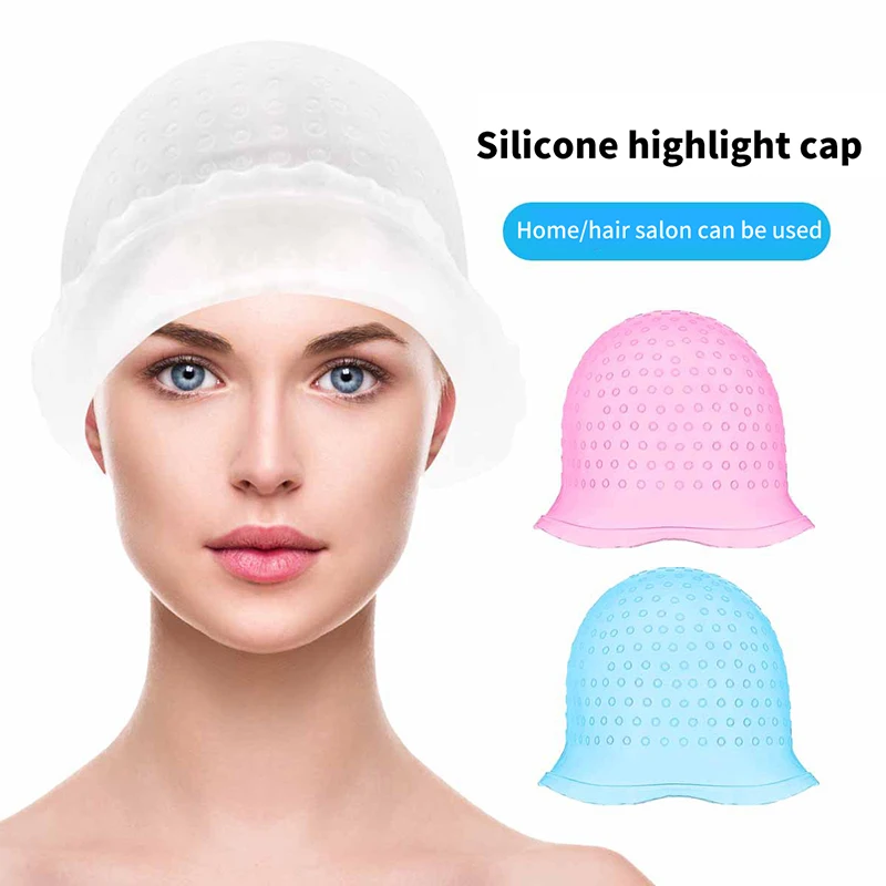 Silicone per la colorazione dei capelli Cap Hook Needle colorante professionale evidenziazione Set riutilizzabile strumenti per la tintura della glassa salone di bellezza