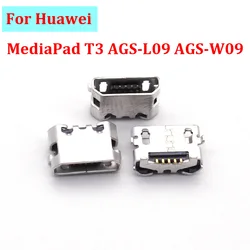 5pcs For Huawei MediaPad T3 AGS-L09 AGS-W09 Tablet pc micro USB jack charging port,data port Tail plug connector