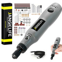 JANGKLIFE USB Cordless Rotary Tool Kit Woodworking Engraving Pen DIY For Jewelry Metal Glass Mini Wireless Drill