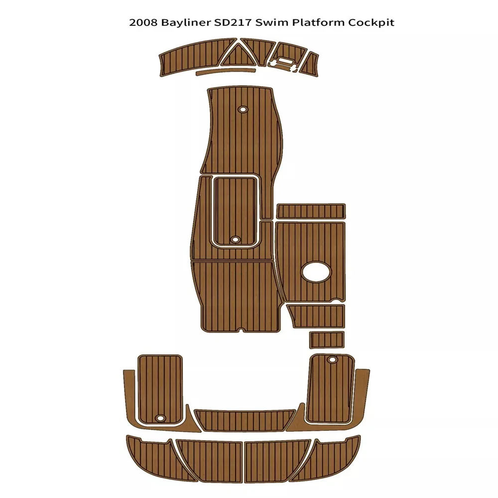 2008-2013 Bayliner SD217 Cockpit Swim platform bow 1/4