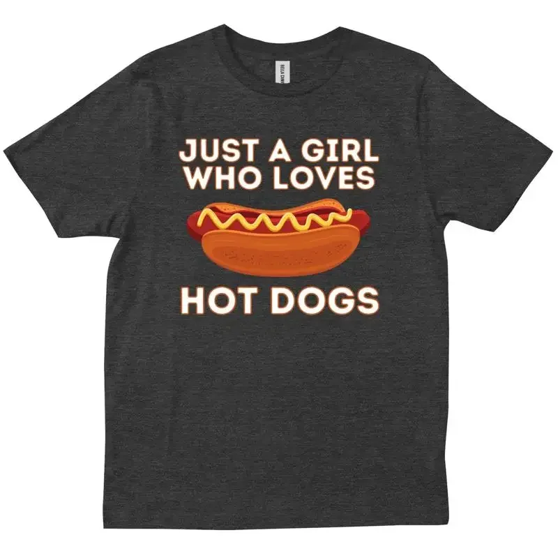 Забавная хот-дог для женщин и девочек, кетчуп, горчица, колбаса, булочка, новая футболка Забавная хот-дог для женщин и девочек, кетчуп, горчица, колбаса, булочка, новая футболка