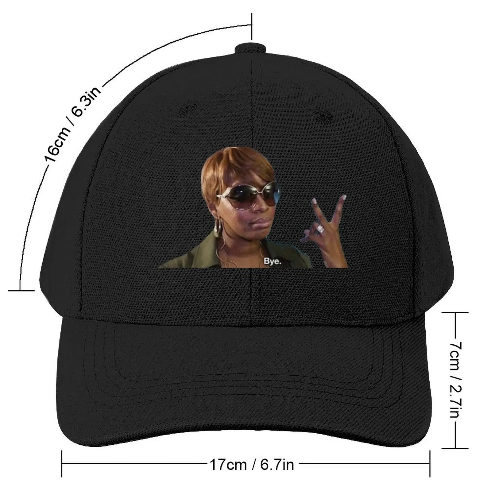 nene leakes BYE! Baseball Cap Hat Man For The Sun Icon Luxury Woman Men's