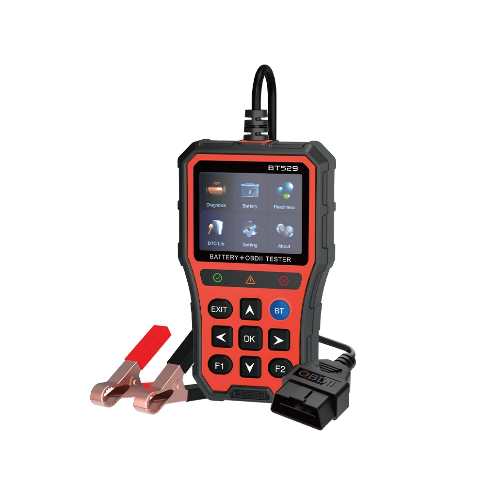 BT529 OBD Car Battery Tester Internal Resistance Check Battery Health Monitor Vehicle Scanner System Check Tool