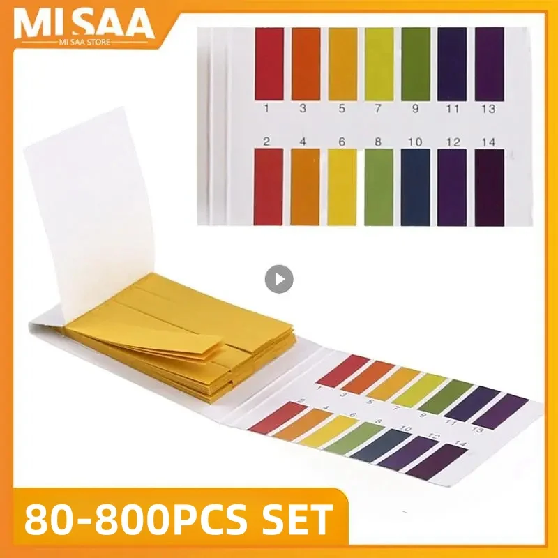 

800pcs Professional PH Litmus Paper Ph Tester Strips Ph Meter Controller Water Cosmetics Soil Acidity Swimming Pool Test Strip