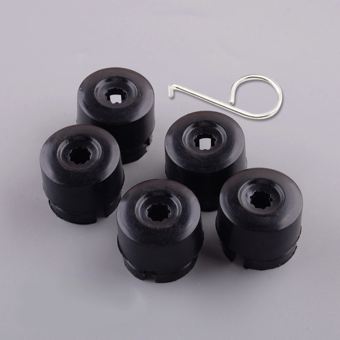 20pcs/set Wheel Lug Nut Bolt Caps Covers Black Fit For VW Transporter Caravelle T5 T6 2003-2020 Waterproof Dustproof Rustproof